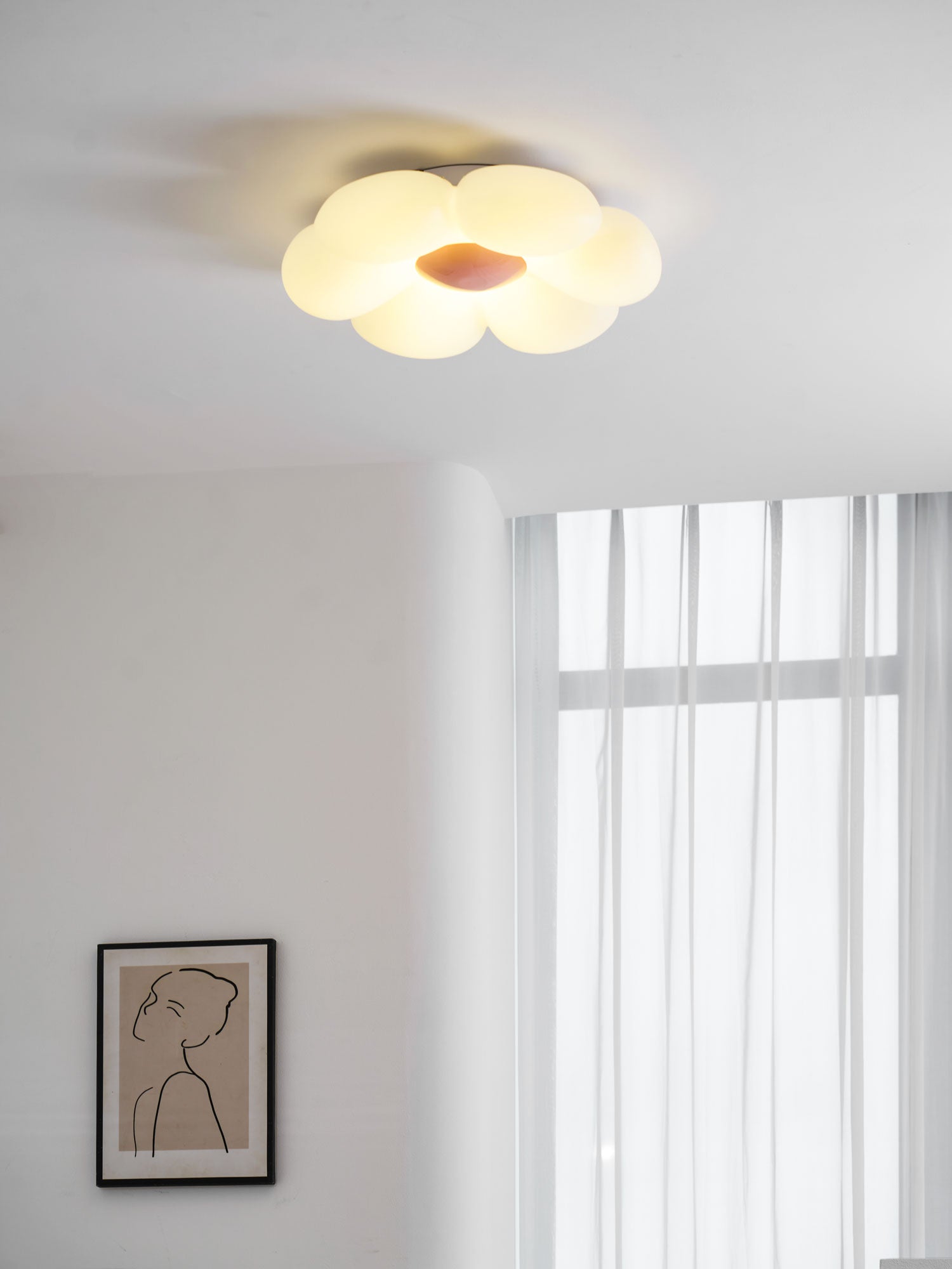 Dalseen blomsterformet loftlampe