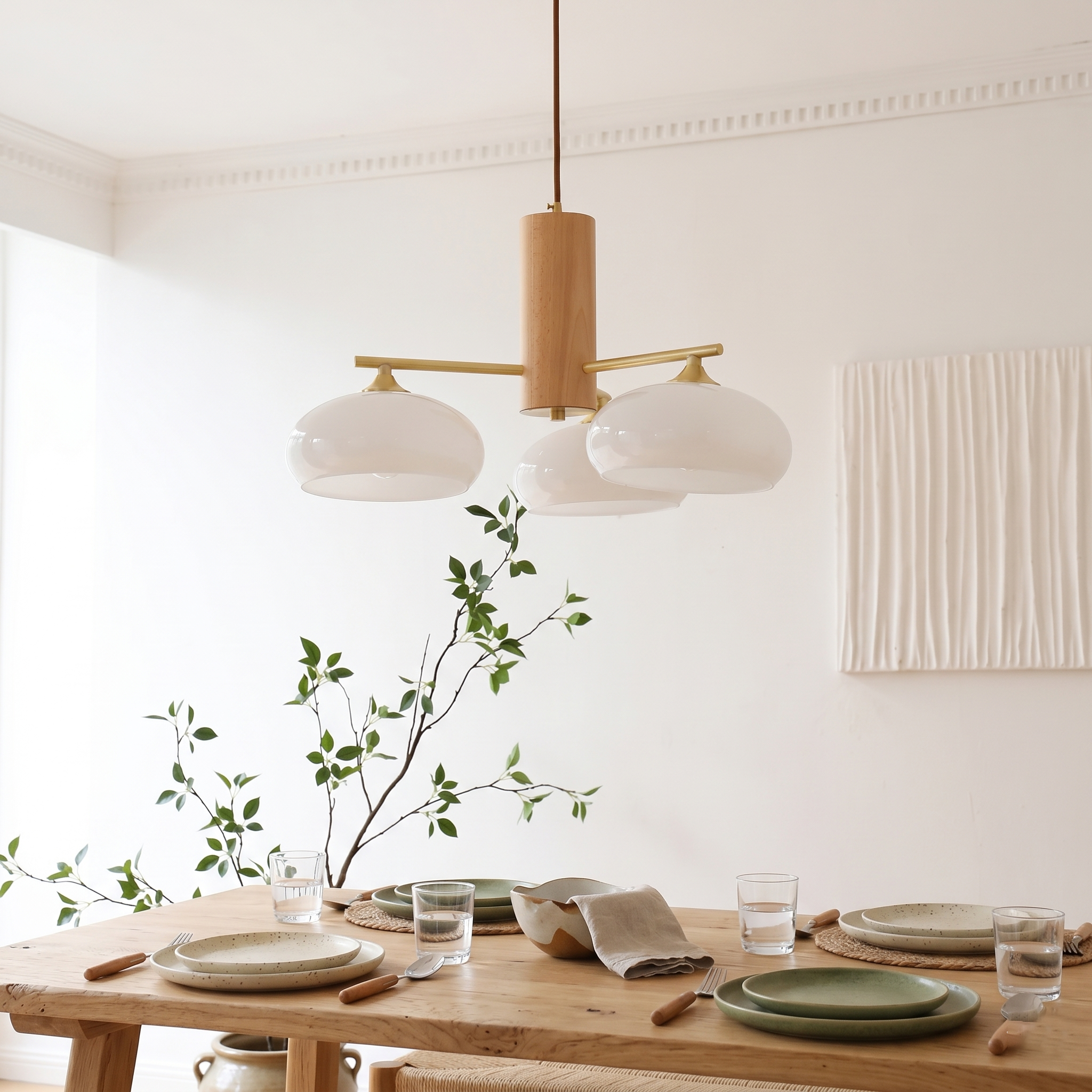 Miksale oval lysekrone