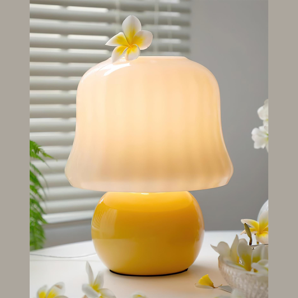 Sorense svampeformet bordlampe