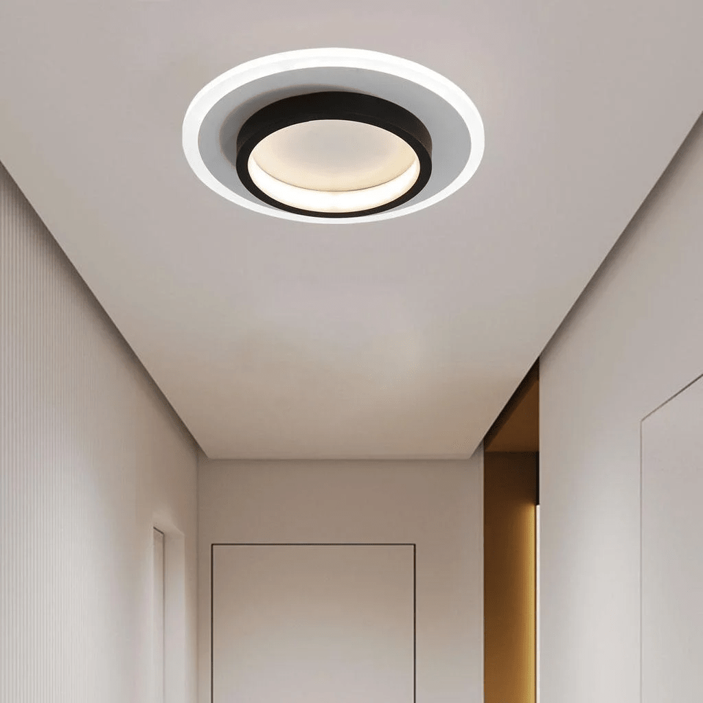 Sivirir rund loftlampe
