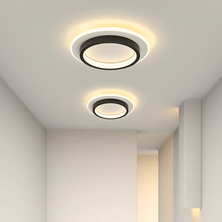 Sivirir rund loftlampe