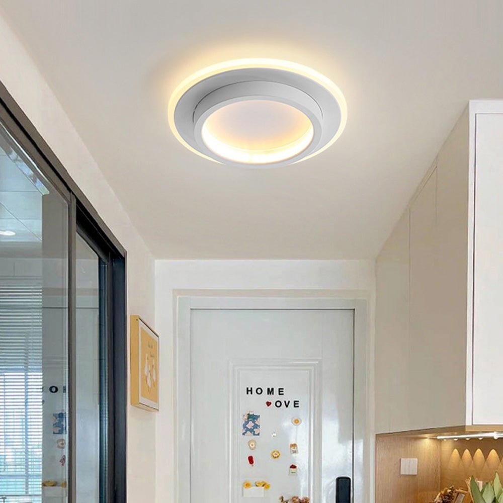 Sivirir rund loftlampe