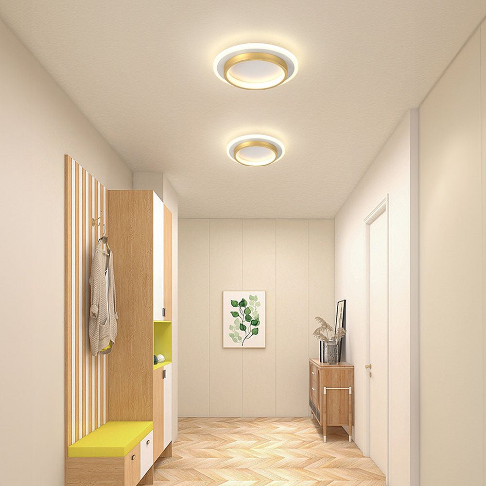 Sivirir rund loftlampe