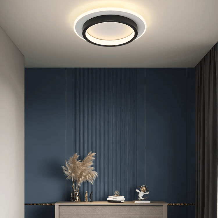 Sivirir rund loftlampe