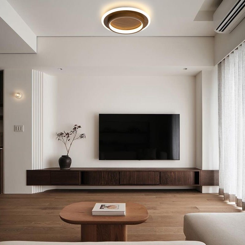 Sivirir rund loftlampe