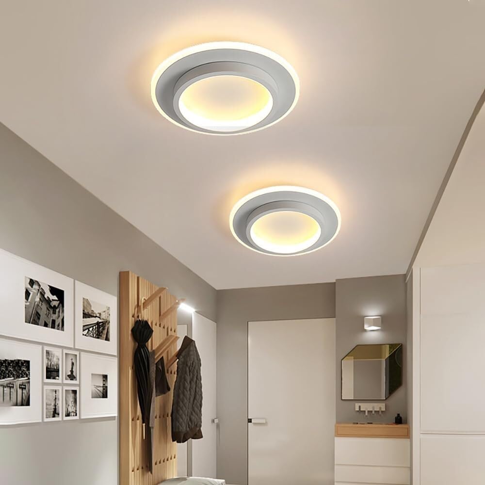 Sivirir rund loftlampe