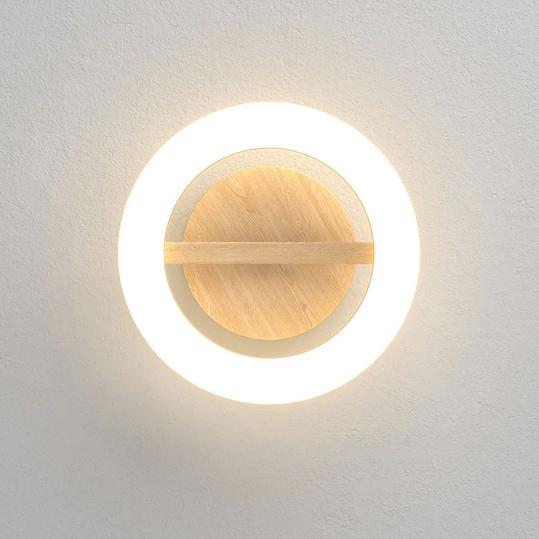 Sivla rund loftlampe